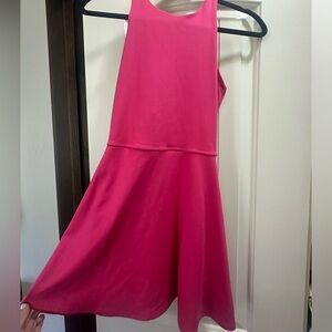 Athleta Bright Pink Sleeveless A-Line Dress